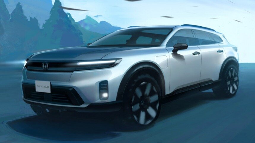 Honda показала на тизере электрокроссовер Prologue
