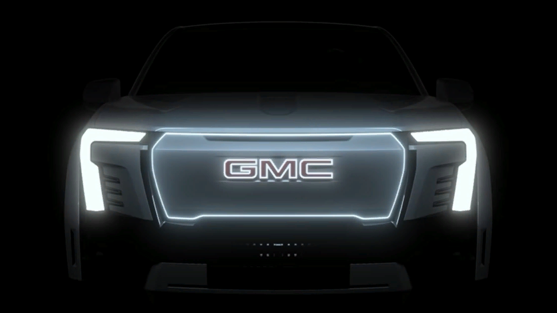 Компания GMC показала электрический пикап Sierra на тизере