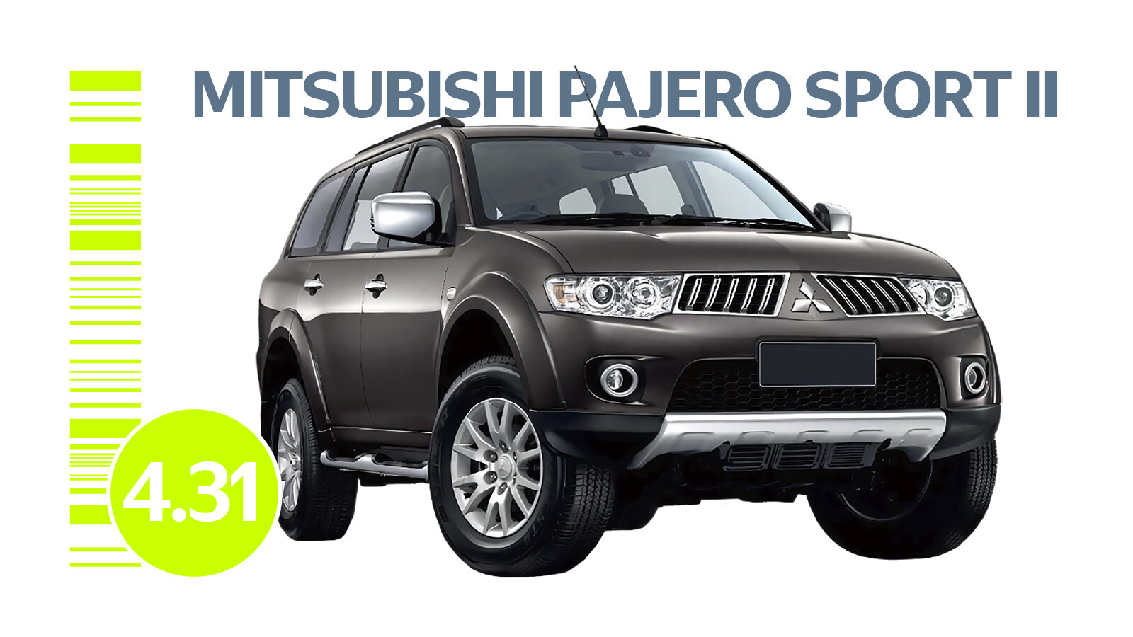 Всё о надёжности Mitsubishi Pajero Sport II поколения: типичные проблемы рамного внедорожника