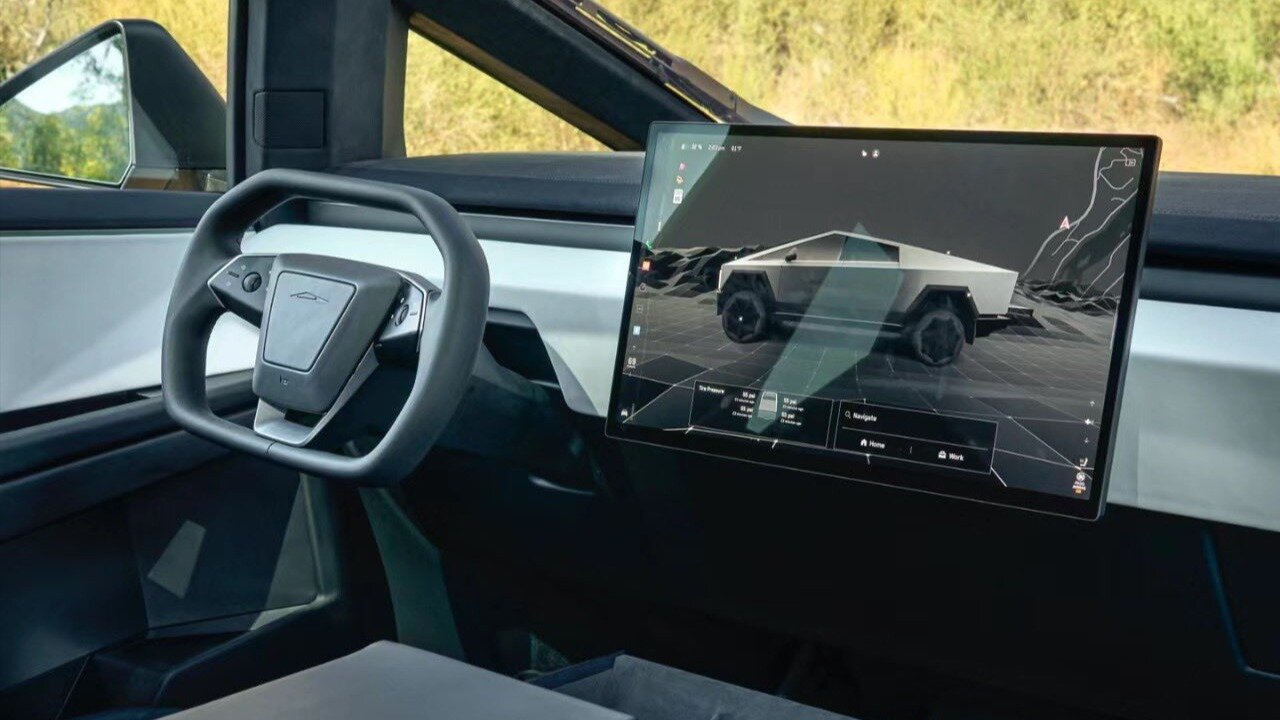 Медиасистему Tesla Cybertuck рассекретили за шесть дней до премьеры