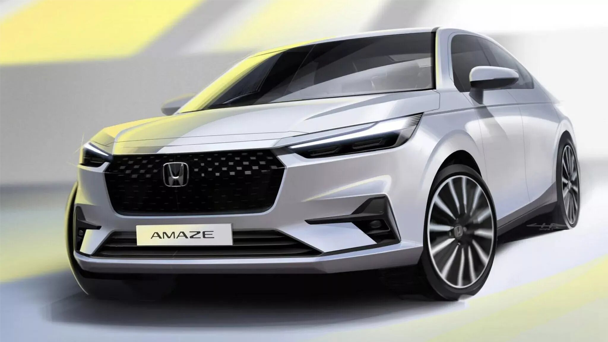 Honda рассекретила доступный седан Amaze нового поколения