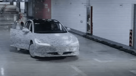 Электромобиль IM Motors показал парковку боком