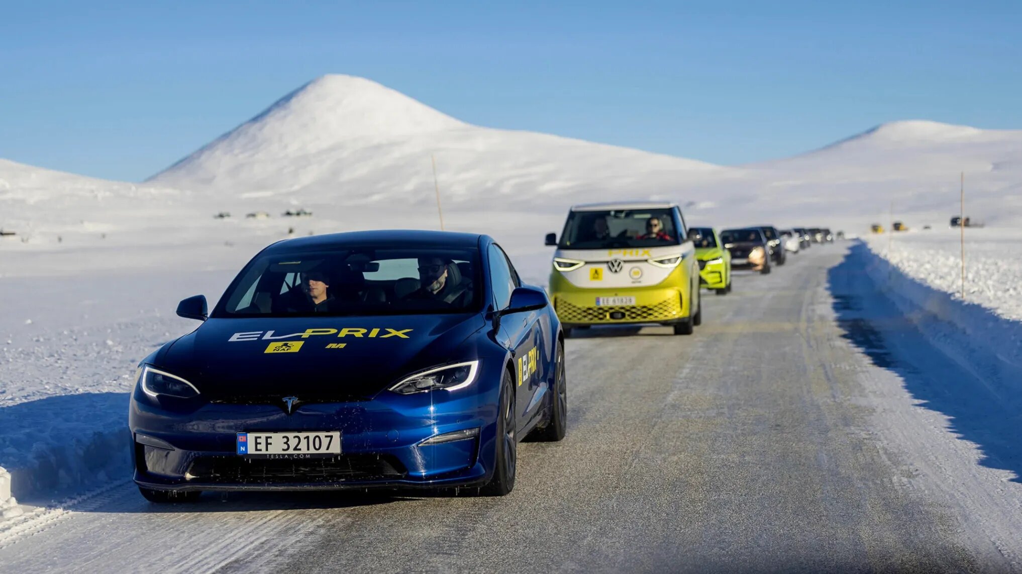 Tesla Model S оказалась самой дальнобойной в холода