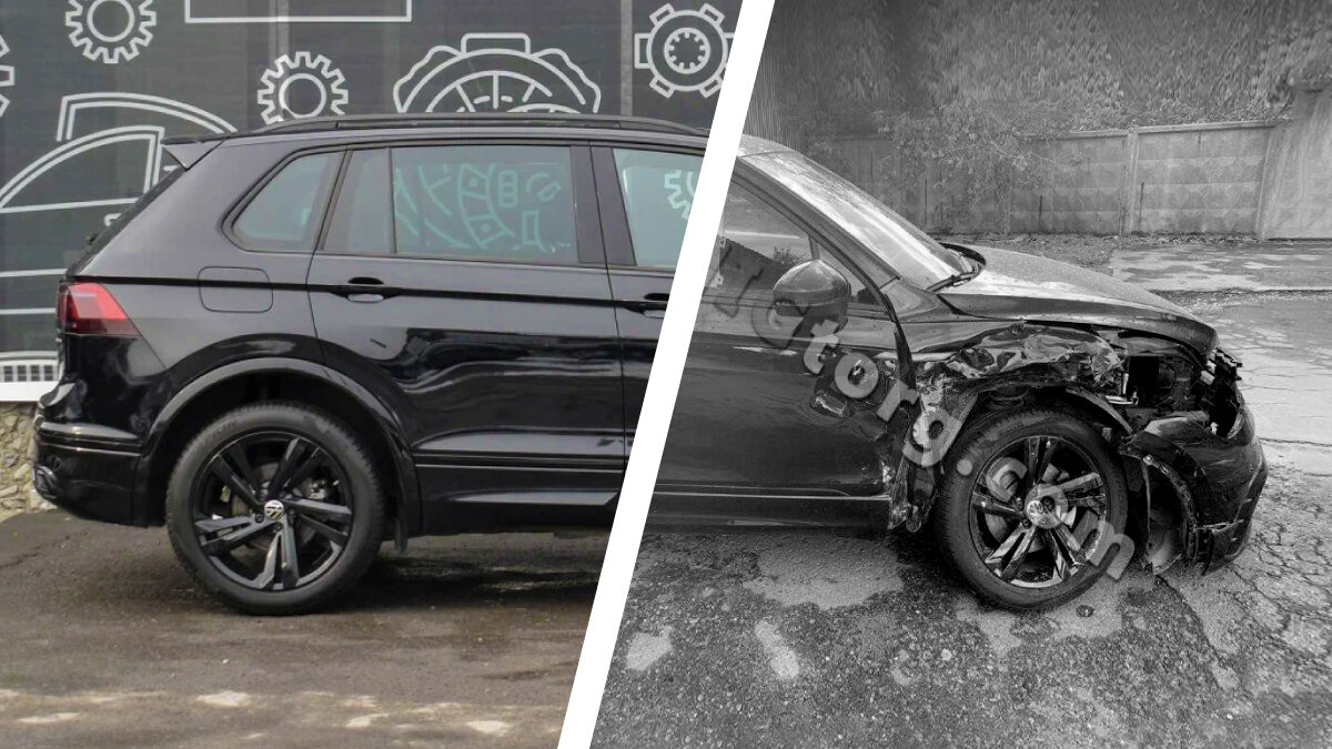 Свежий и стильный VW Tiguan, который успели списать в «тотал»: о чём не рассказывает продавец