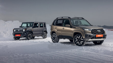 Lada Niva Travel против Suzuki Jimny: тест пятидверных мини-внедорожников вне времени