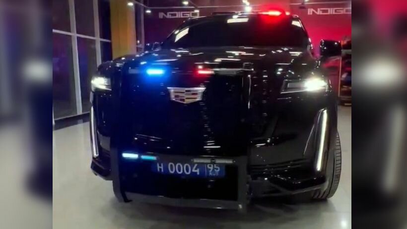 У полиции Чечни появились новые Cadillac Escalade. Видео