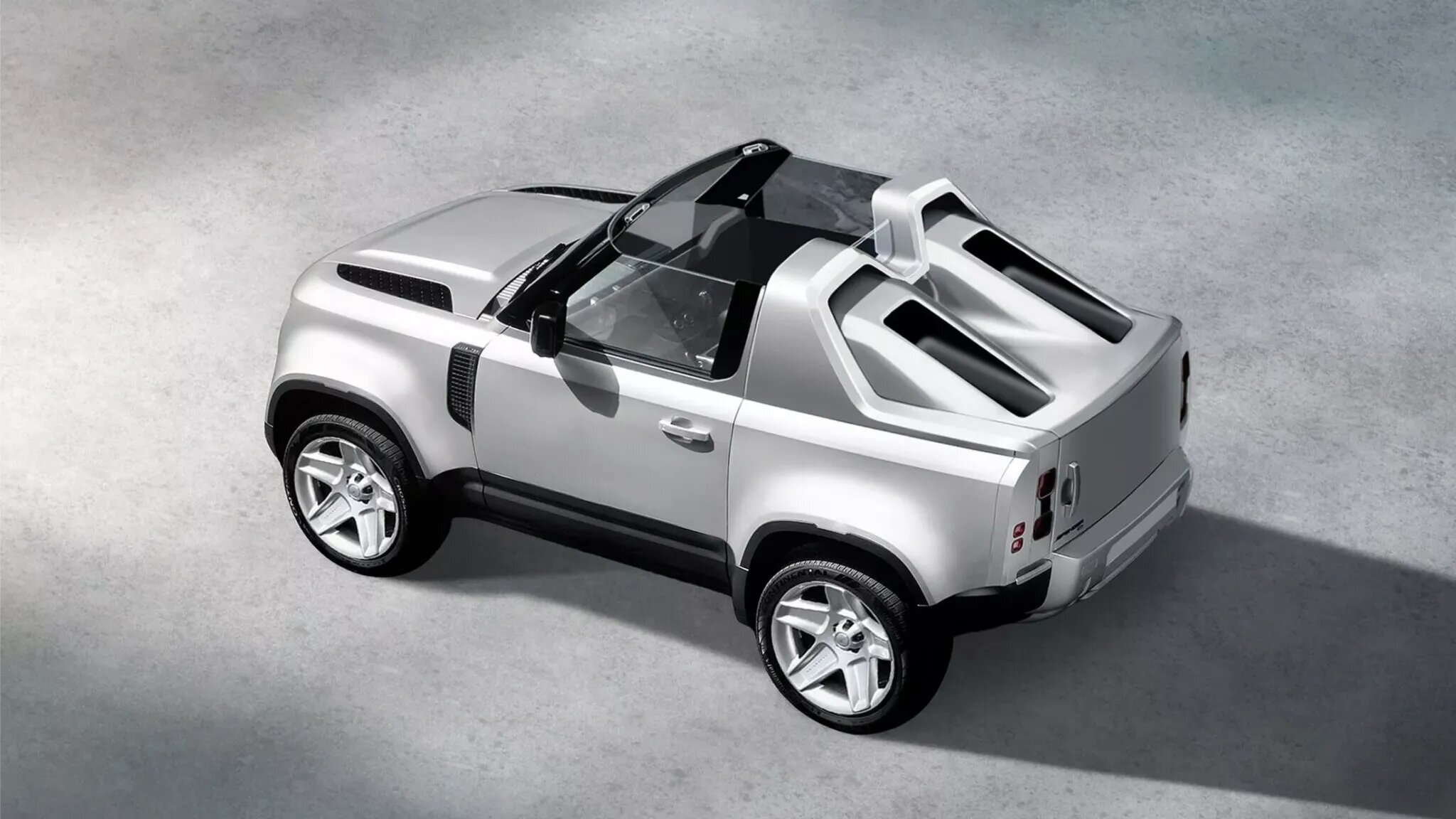 Land Rover Defender превратили в пляжный спайдер
