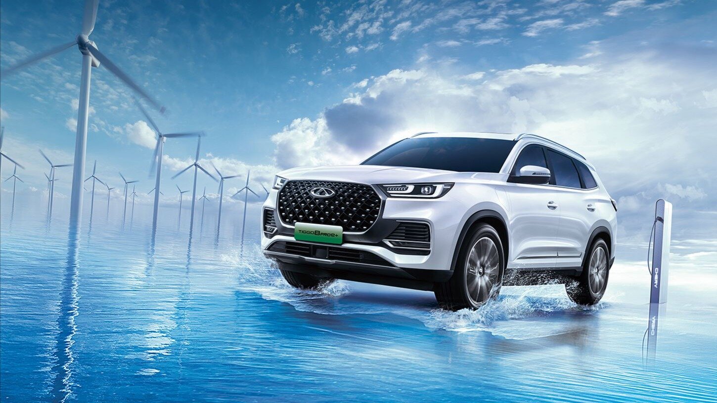 В России открылся приём заказов на подзаряжаемый гибридный кроссовер Chery Tiggo 8 Pro e+