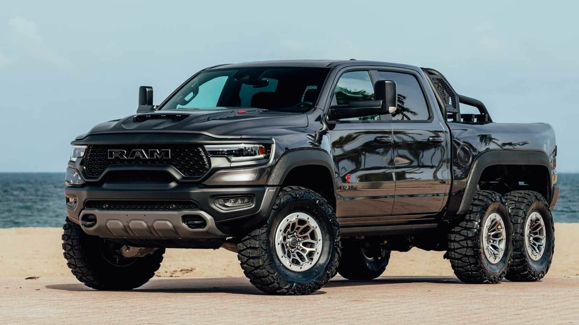 Ram TRX1500 превратился в шестиколёсный суперпикап