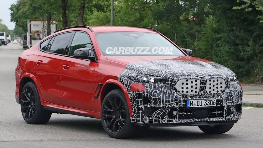 Обновлённый BMW X6 M заметили почти без камуфляжа