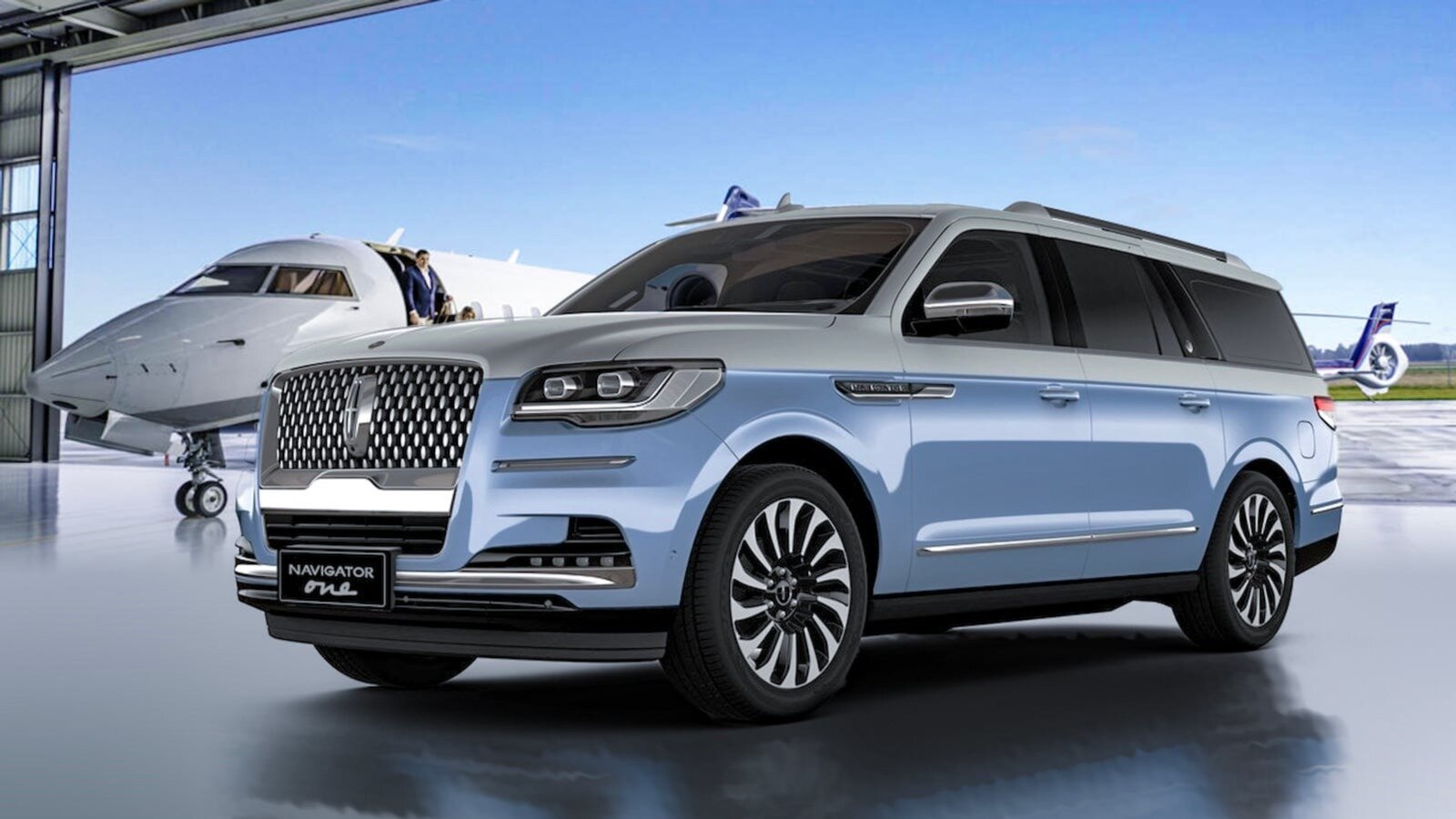 Для Китая сделали ультрароскошный Lincoln Navigator с лимузинной перегородкой и чайным набором
