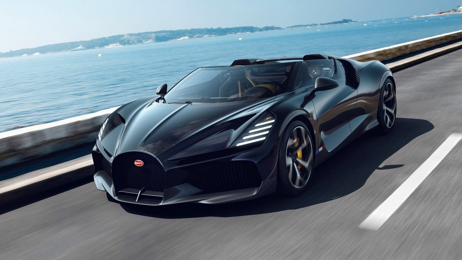 Представлен последний дорожный Bugatti с двигателем W16 — родстер Mistral