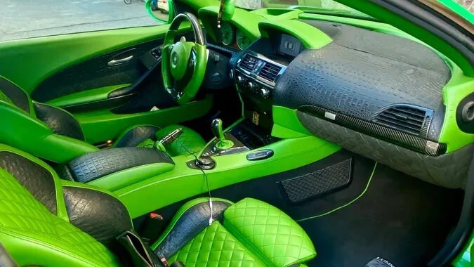 Редкий BMW M6 от Lumma с салоном из карбона и кожи крокодила выставили на Авто.ру
