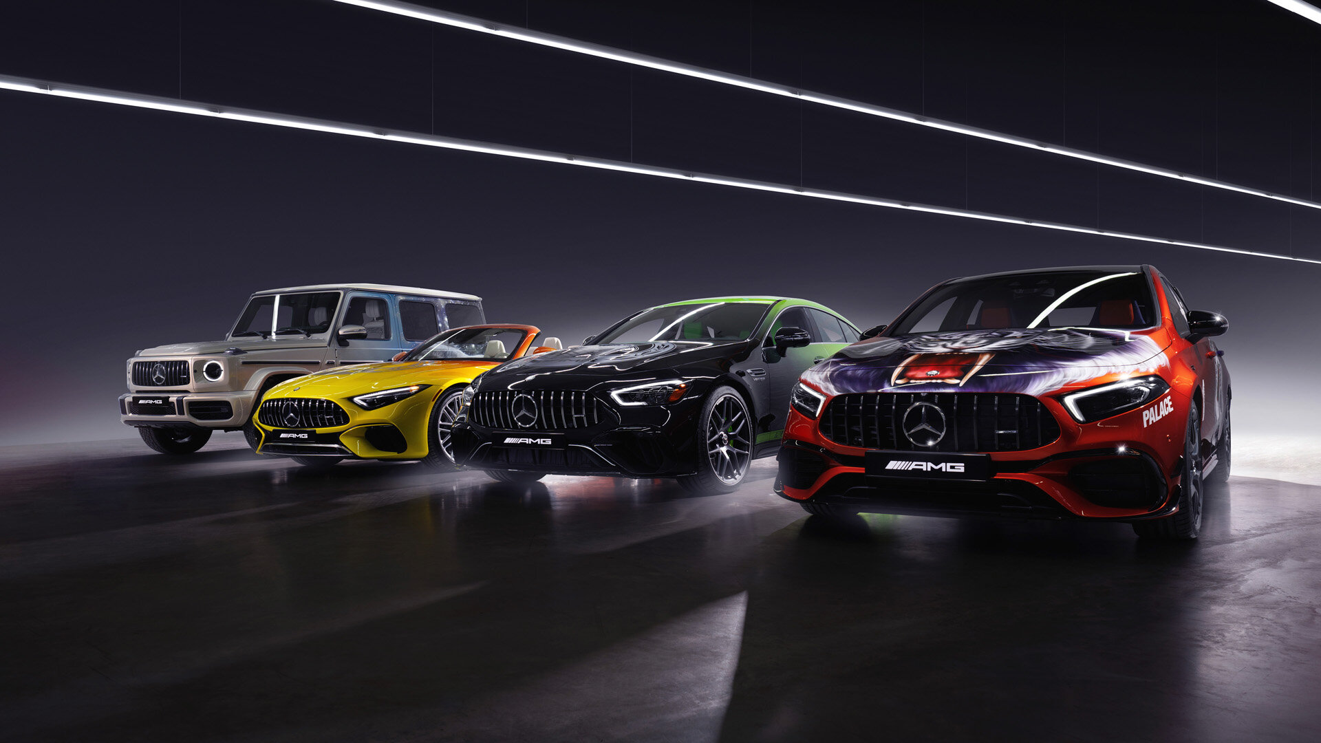 Mercedes-AMG и производитель скейтбордов представили четыре арт-кара