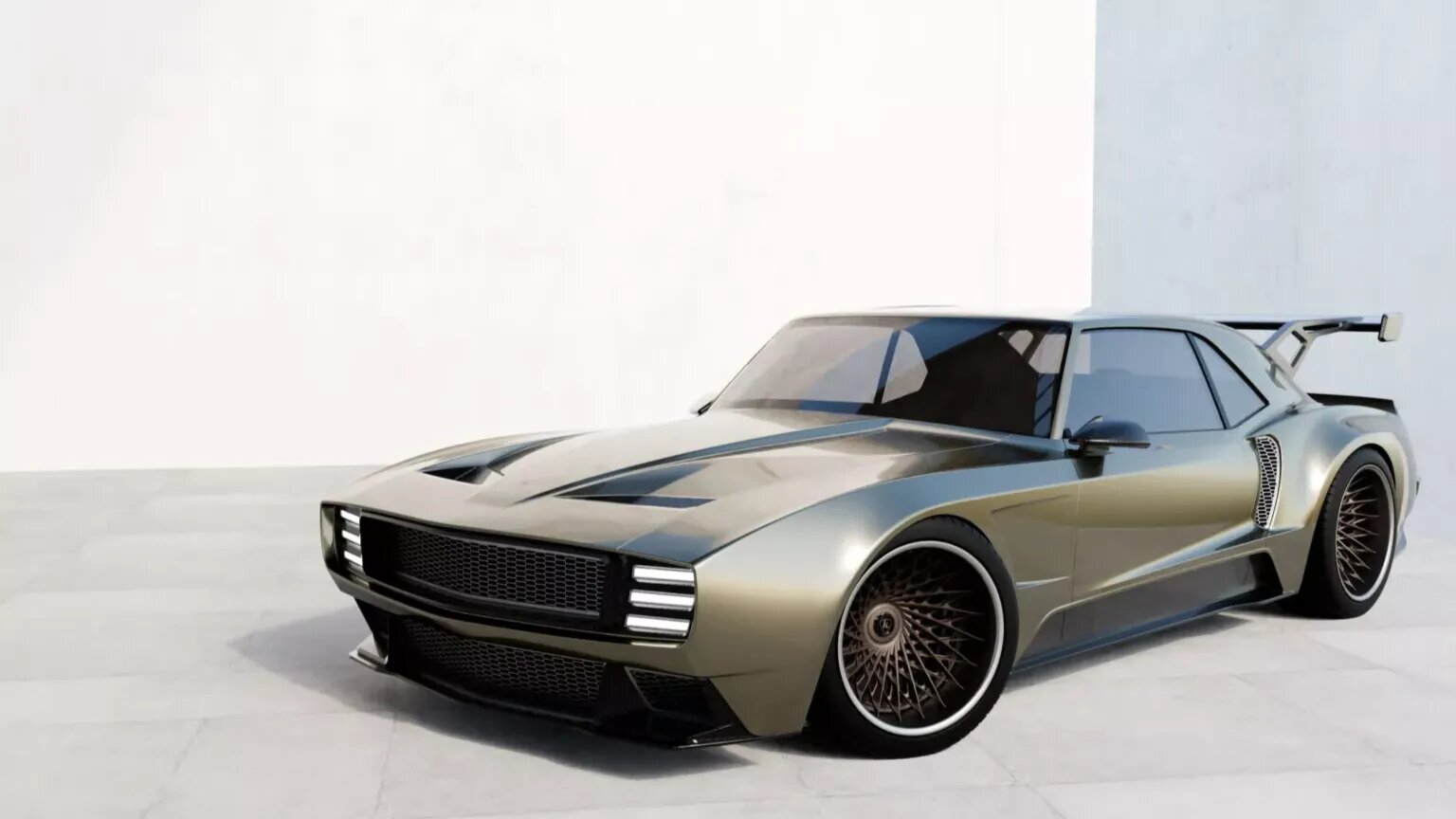 Chevrolet Camaro 1969 года превратили в рестомод мощнее Bugatti Chiron