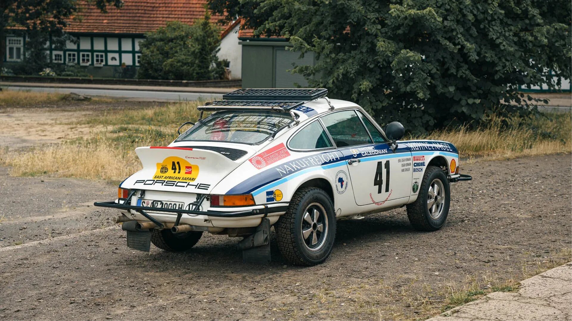С молотка уйдёт редчайший Porsche 911 1972 года, подготовленный для ралли East African Safari