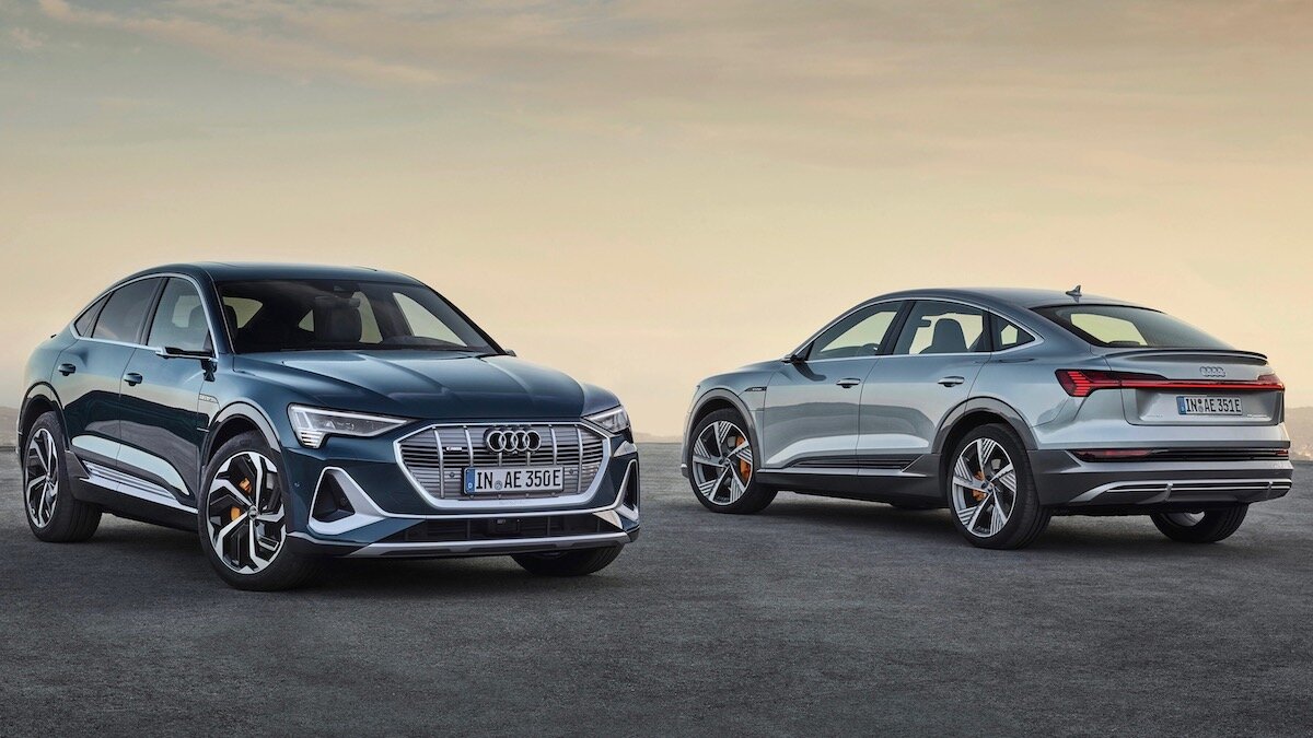 Купе-кроссовер Audi e-tron получил фары с миллионом микрозеркал