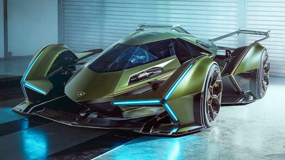 Фирма Lamborghini создала одноместный гиперкар с дисплеем в руле
