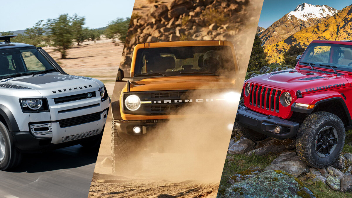 Новый Ford Bronco против Jeep Wrangler и Land Rover Defender: кто лучше?