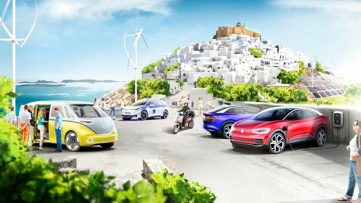 Концерн Volkswagen переведёт на электротягу целый греческий остров