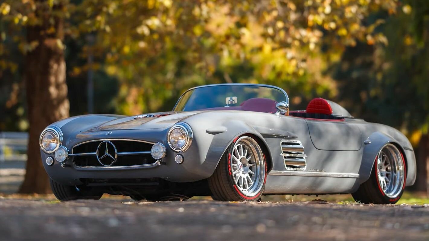 Взгляните на Mercedes-Benz SLK AMG, превращённый в уникальный спидстер 300 SL