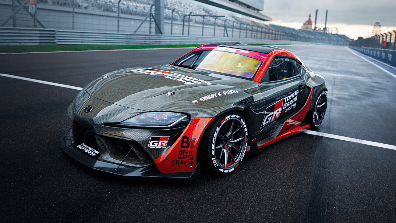 2JZ на 1015 сил и карбоновый кузов: это — сумасшедшая GR Supra для российских дрифтеров