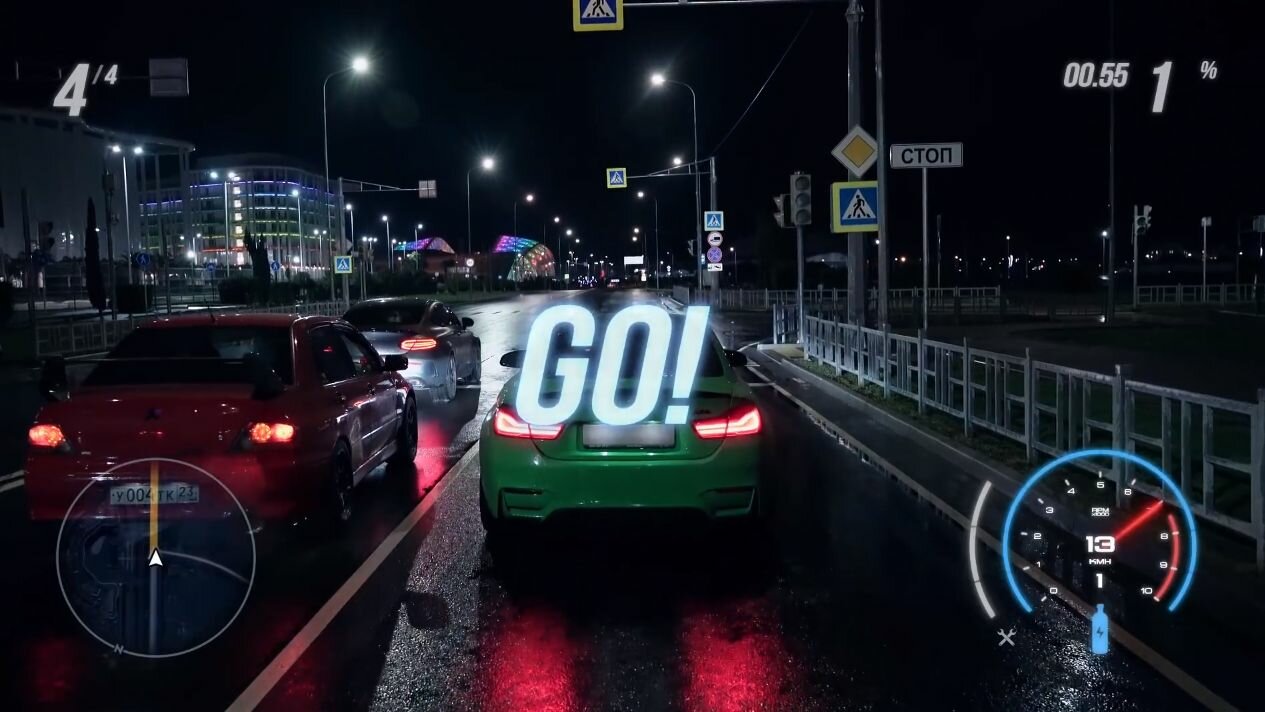 Россиянин снова воссоздал игру Need For Speed в реальной жизни. Получилось крутое видео