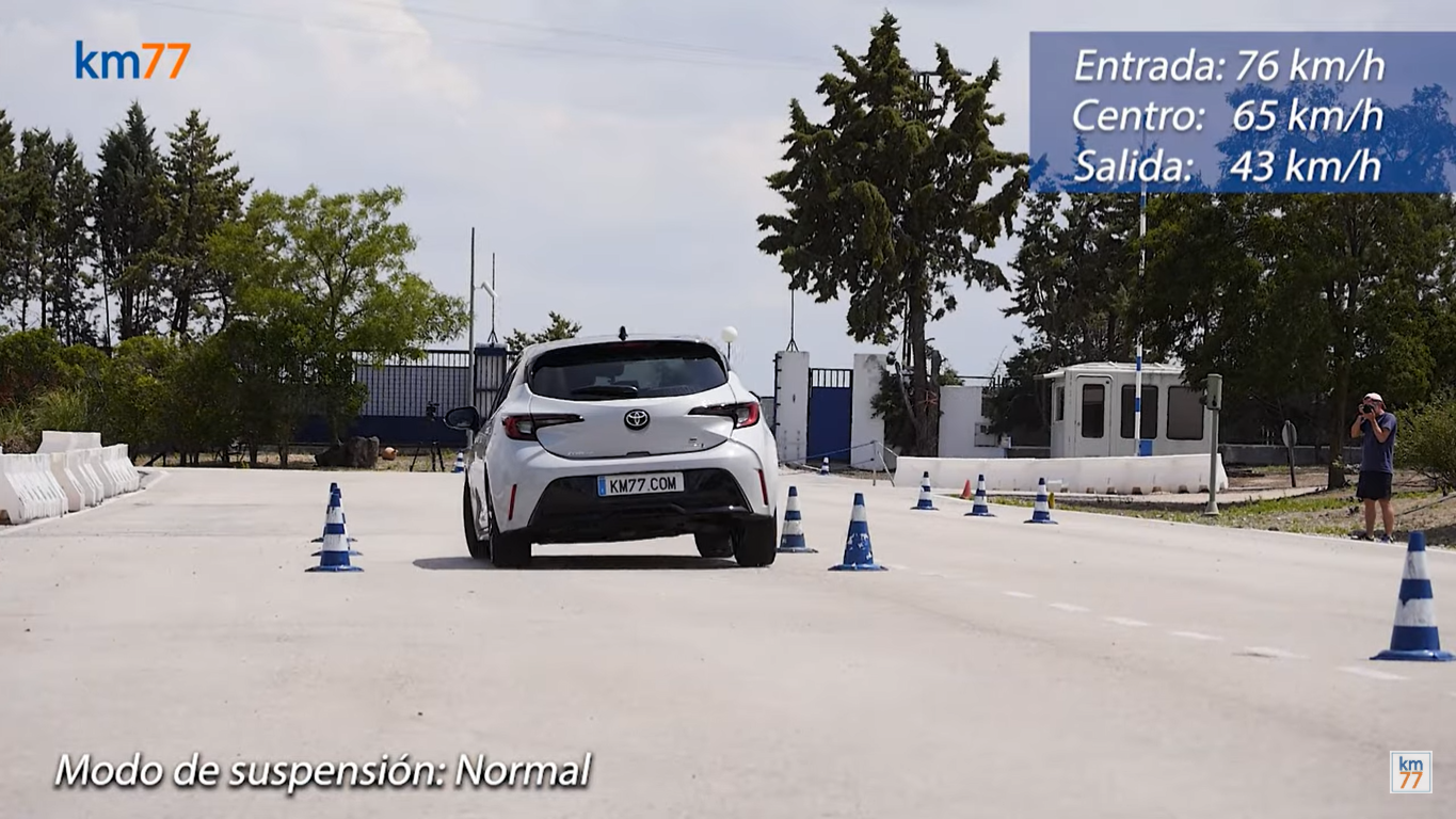 Хот-хэтч Toyota Corolla GR Sport прошёл лосиный тест на 76 км/ч