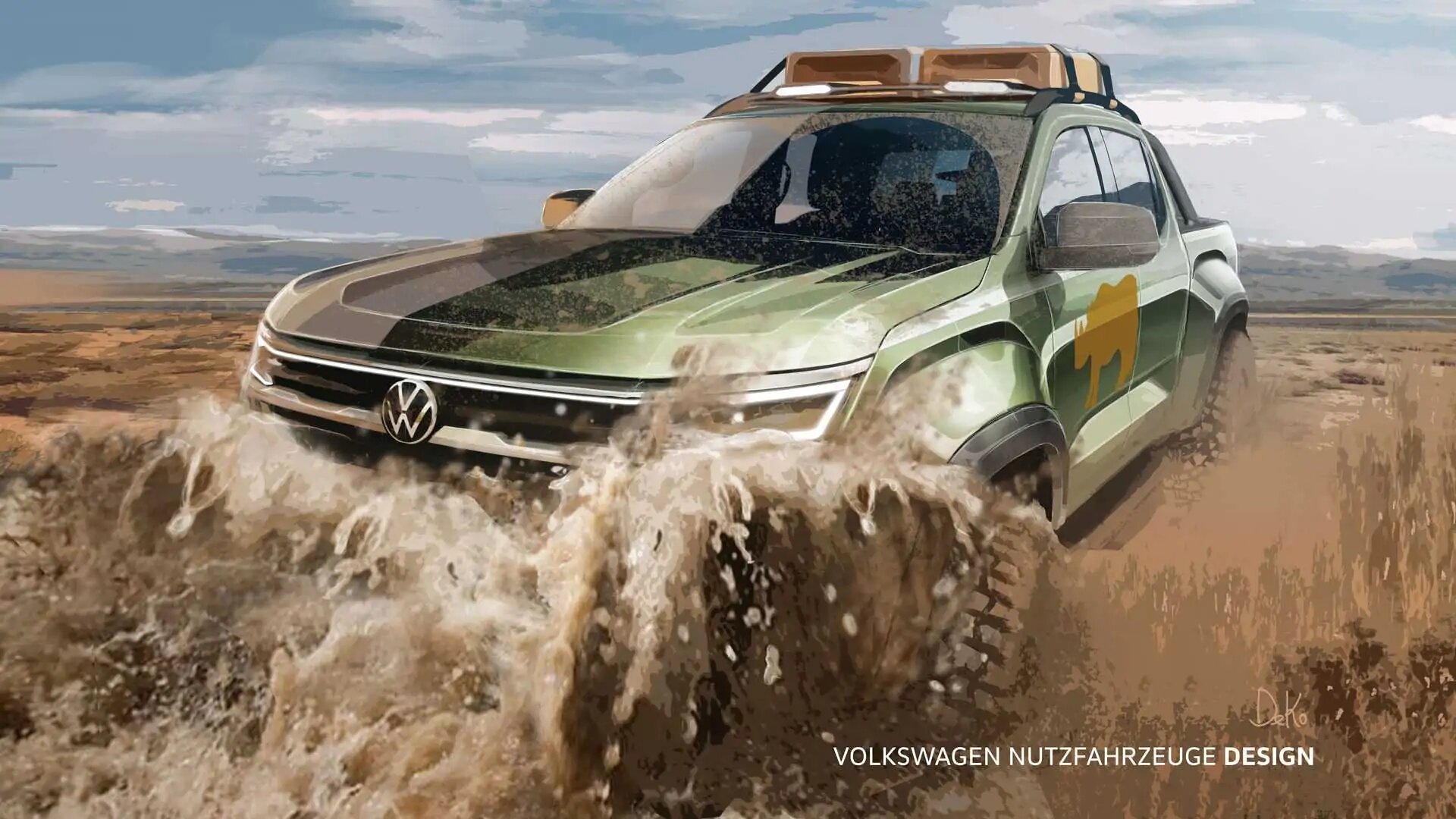 Новый Volkswagen Amarok с начинкой от Ford Ranger: появилось изображение интерьера