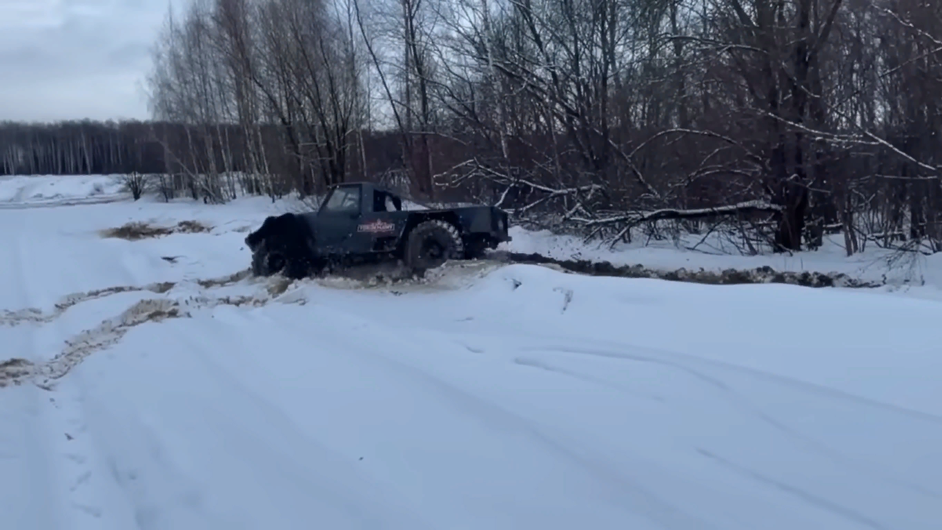 Создатель «Шерпа» показал свой новый вездеход на зимних испытаниях