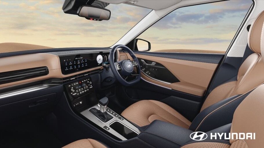Обновлённая 7-местная Hyundai Creta: появились фото интерьера