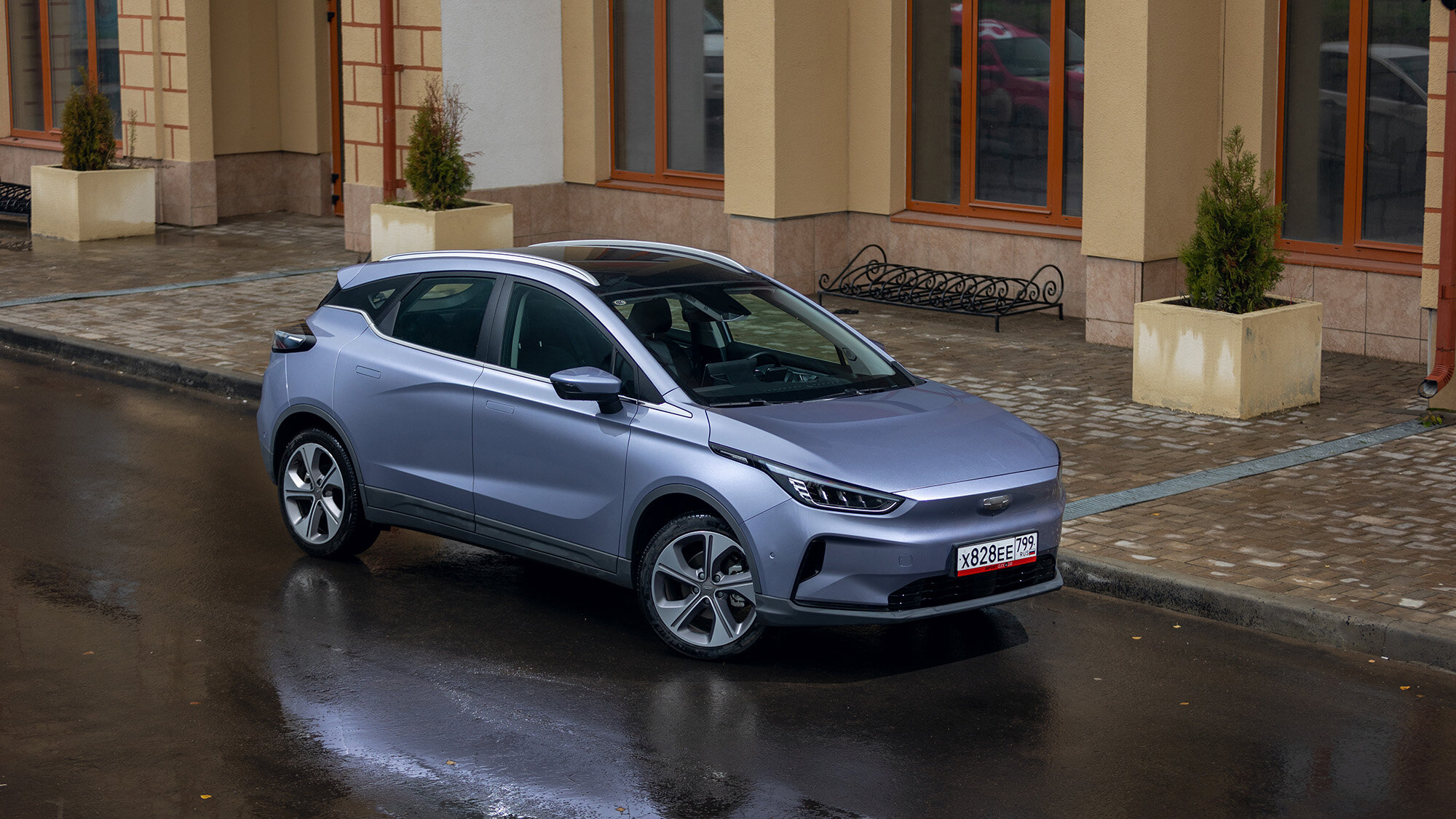 Тест «белорусского» электромобиля Geely Geometry по цене Coolray
