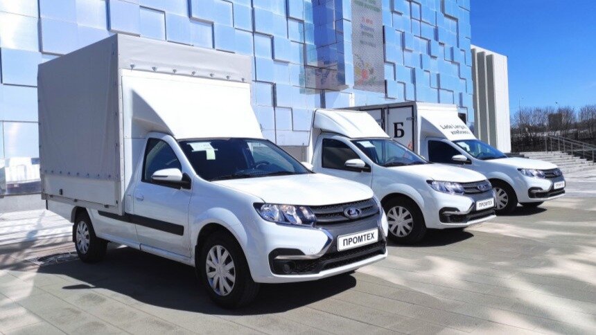 Пикапы Lada Largus от «Промтеха» обновились