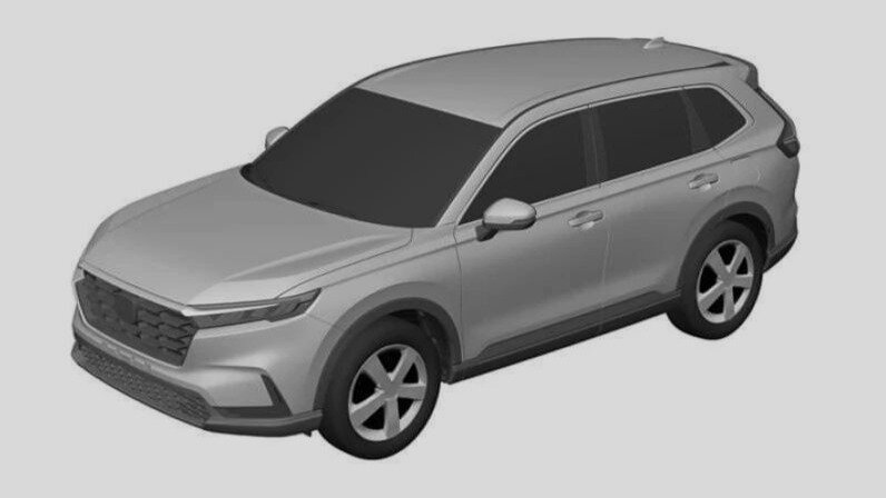 Облик новой Honda CR-V рассекретили на патентах