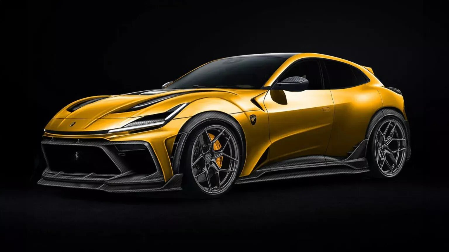 Немцы придумали очень агрессивный обвес для Ferrari Purosangue
