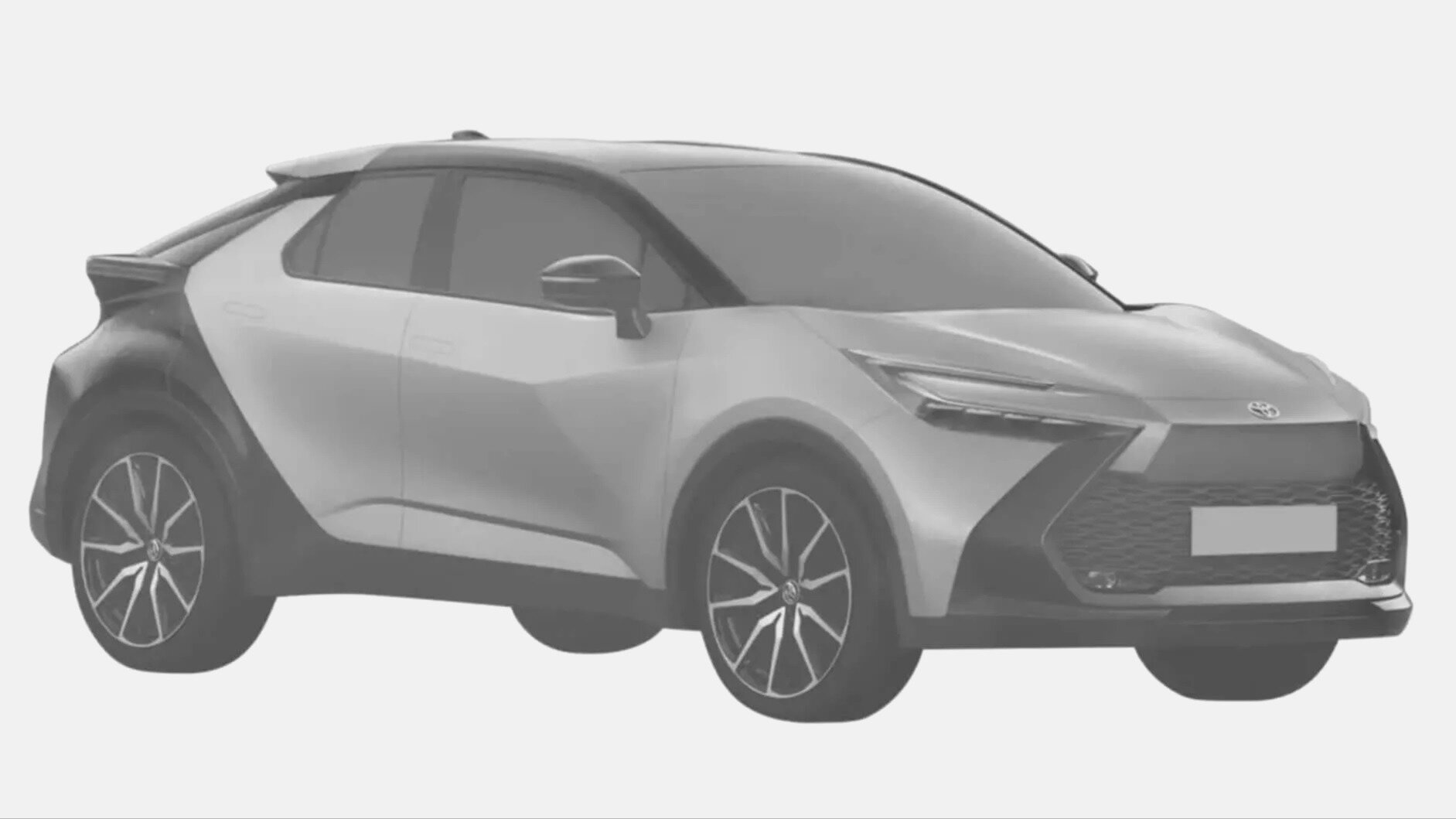 Toyota запатентовала загадочный кроссовер — возможно, это новый C-HR