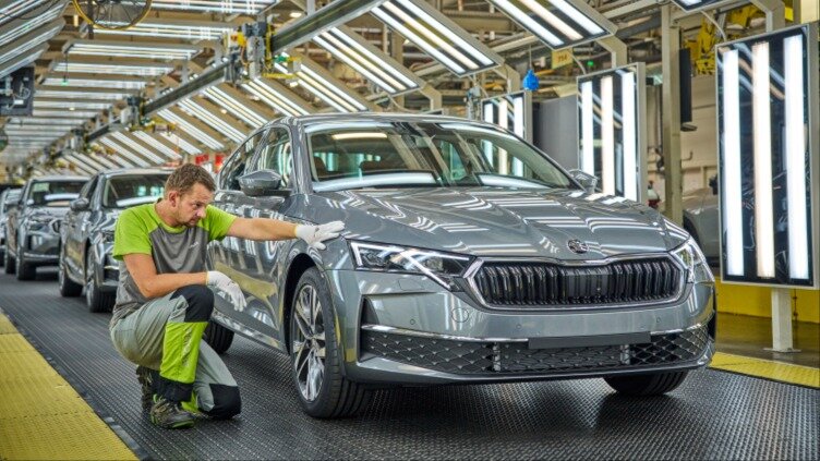 Skoda перенесла производство рестайлинговой Octavia на новую площадку