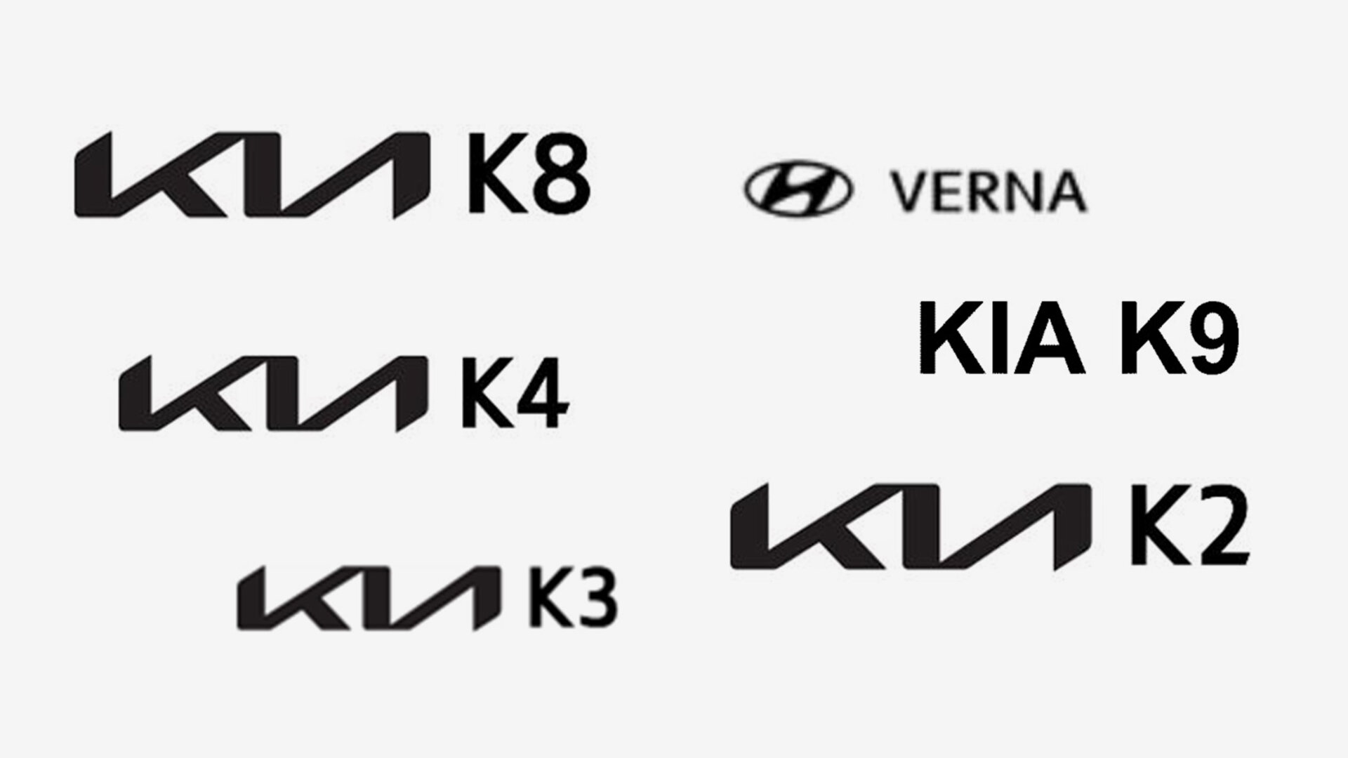 Kia и Hyundai запатентовали в России названия ещё шести моделей