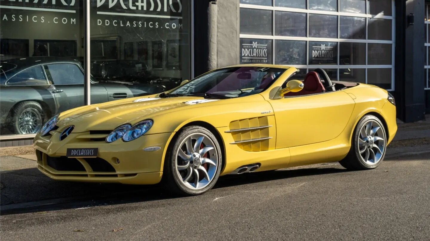 Уникальный Mercedes-Benz SLR McLaren с мизерным пробегом выставлен на продажу