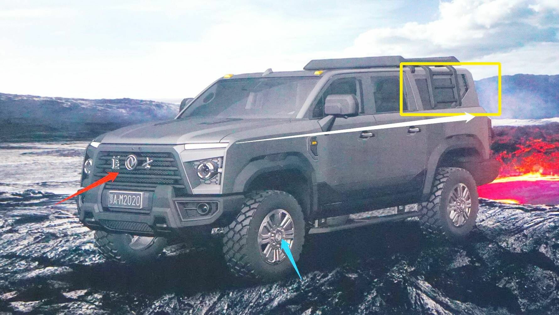 Dongfeng готовит крупный электрический внедорожник: первое изображение