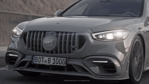 В Brabus построили полностью серый Mercedes-AMG S-класса мощностью 1000 сил