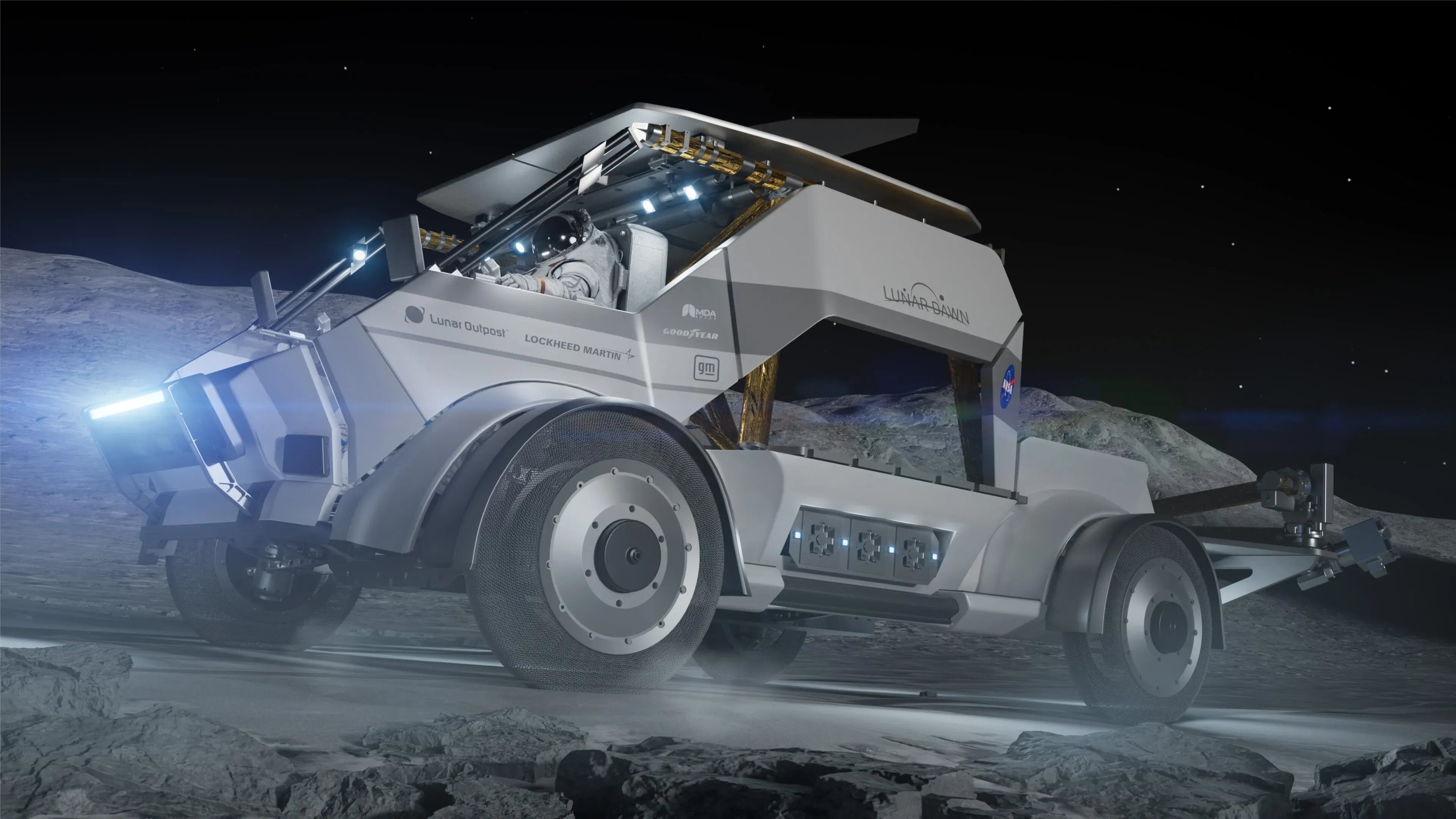 Концерн GM построит луноход для NASA