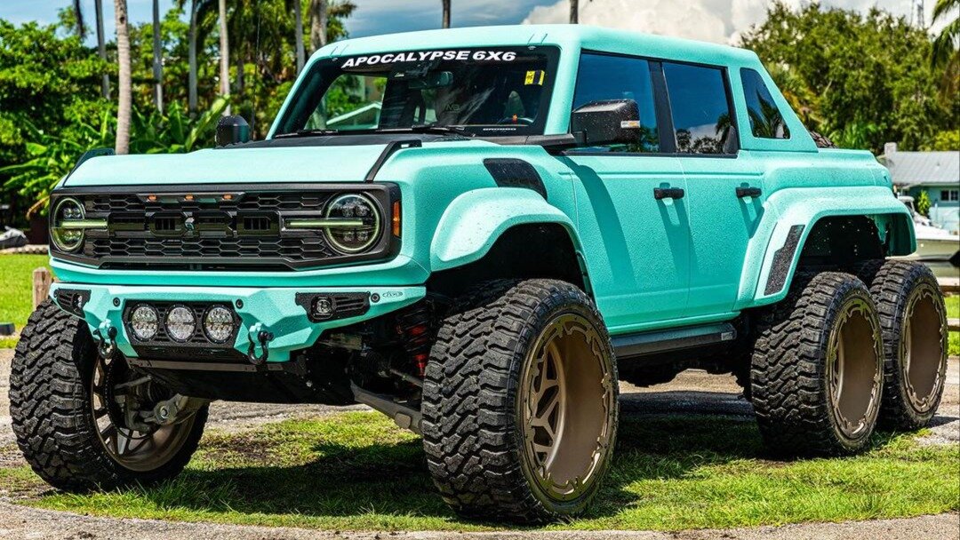 Заряженный Ford Bronco стал шестиколёсным пикапом