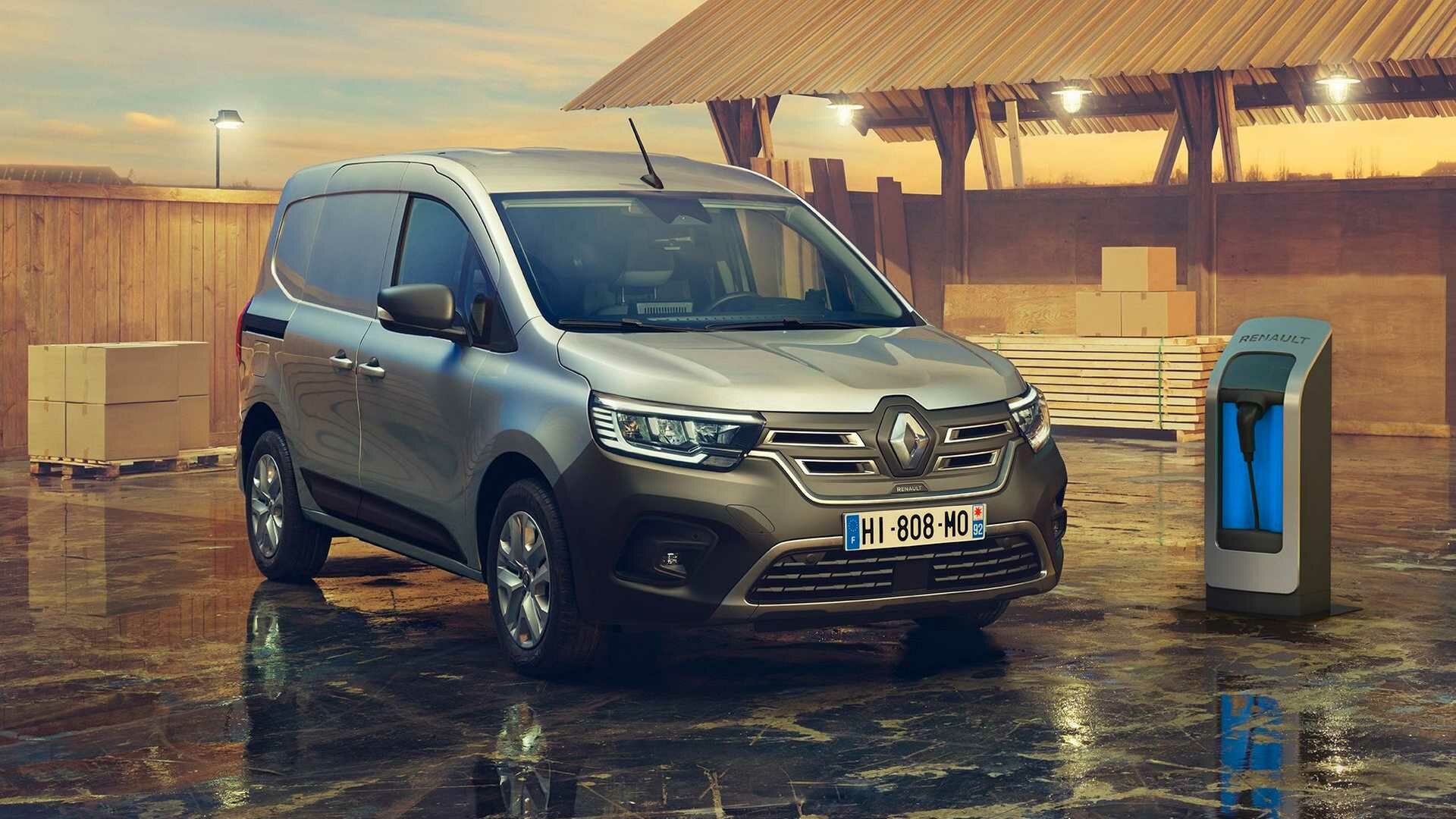 Новый электрический Renault Kangoo: запас хода 300 километров и до 800 килограммов грузоподъёмности