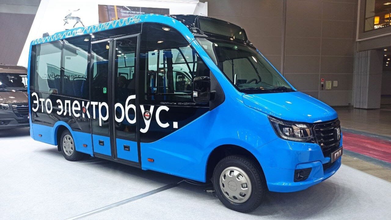 В Москве показали электрическую маршрутку ГАЗель e-City
