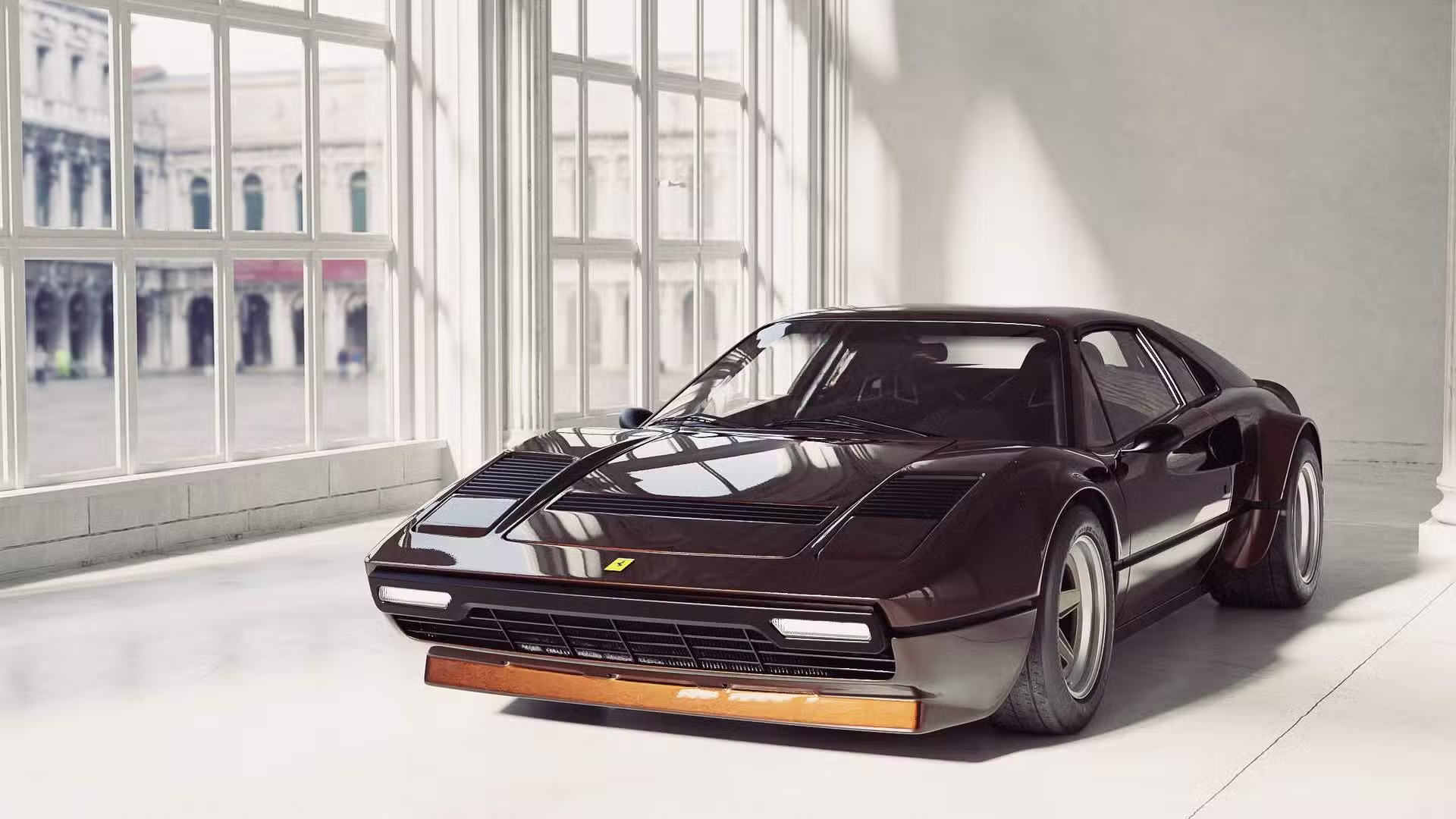 Старую Ferrari превратили в 400-сильный карбоновый рестомод