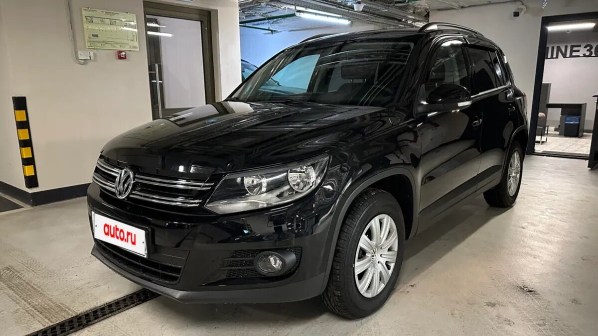 Новый Volkswagen Tiguan, выпущенный 14 лет назад, выставили на Авто.ру