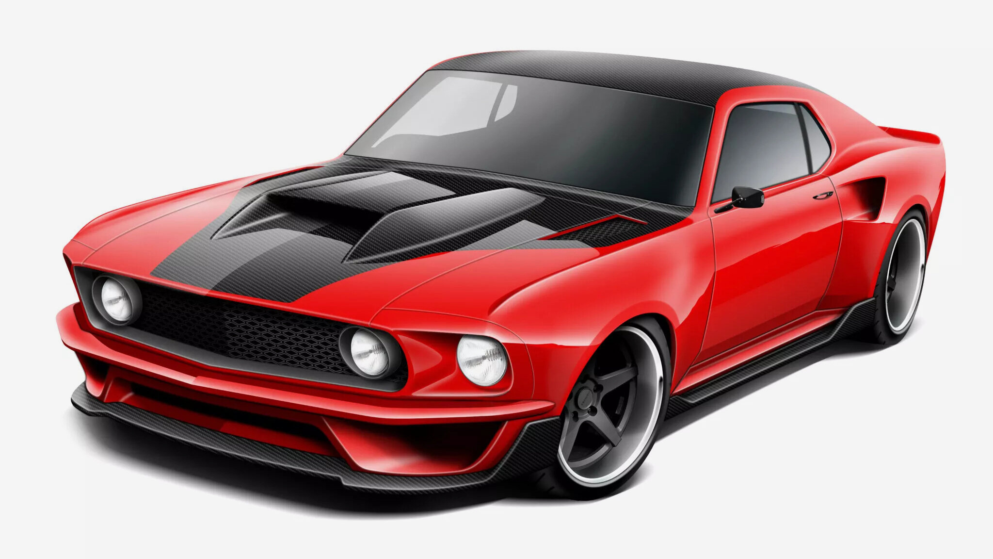 В США выпустят карбоновый Ford Mustang с 7,1-литровым мотором по цене Ferrari 