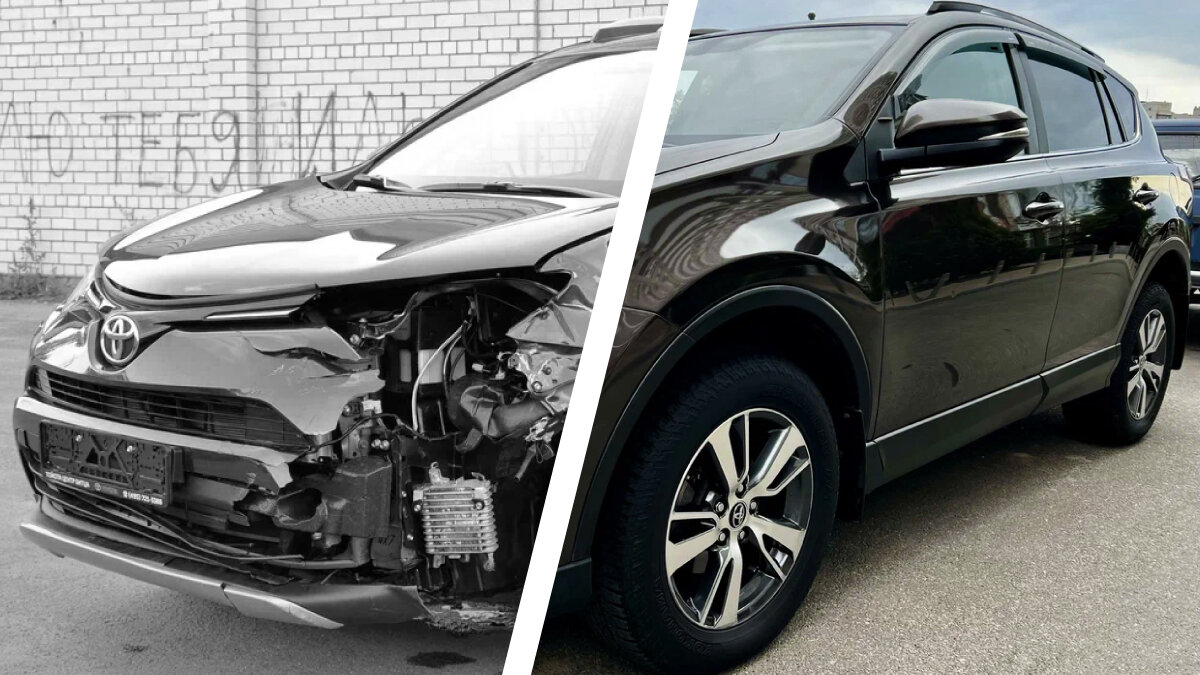 Toyota RAV4 с тёмным страховым прошлым и сильным ударом: о чём не рассказывает продавец