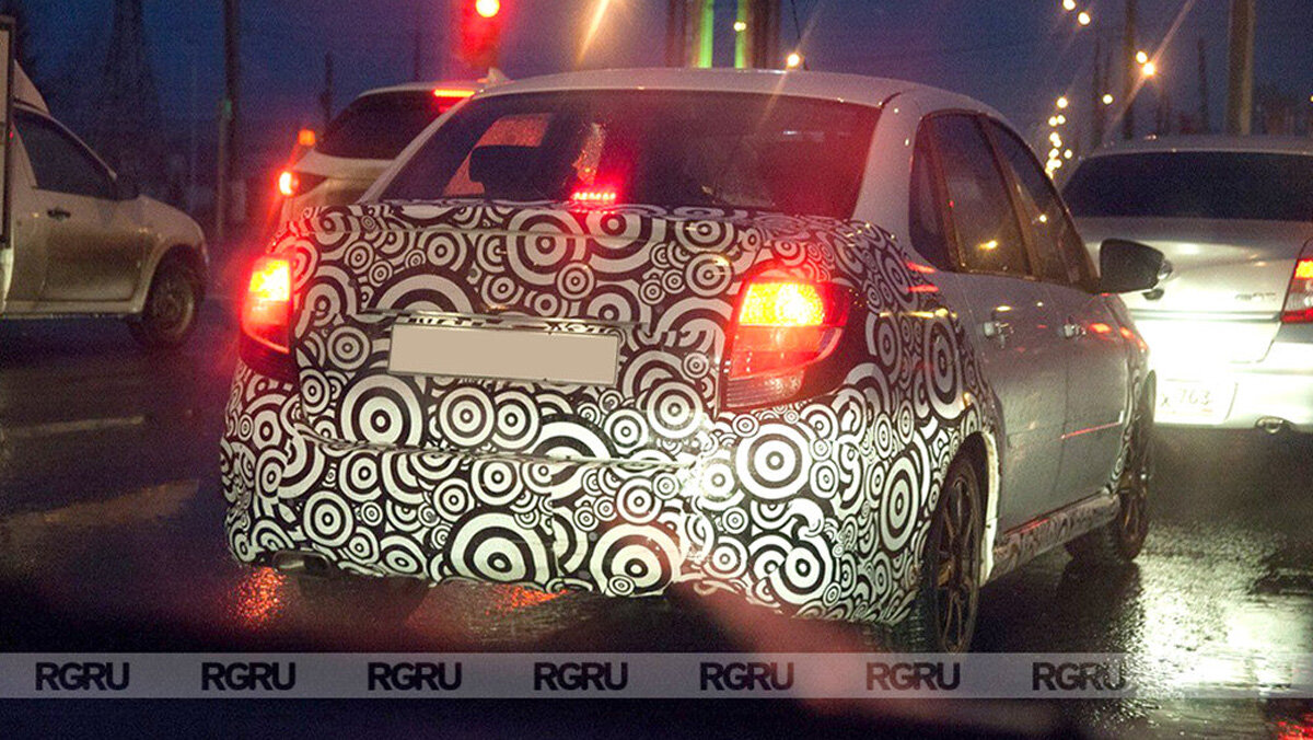 Обновлённую Lada Granta Sport заметили на тестах
